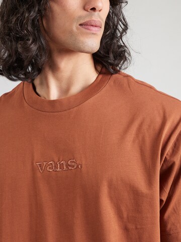 VANS Regularny krój Koszulka 'ESSENTIAL' w kolorze brązowy