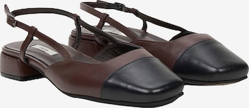 Desa Ballet Flats 'Ballerinen' in Brown: front