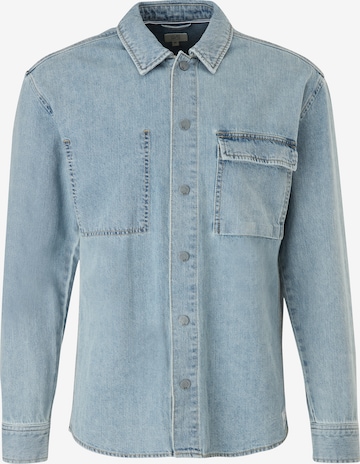 QS by s.Oliver Button Up Shirt in Blue: front