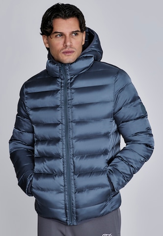 Veste mi-saison SikSilk en gris : devant