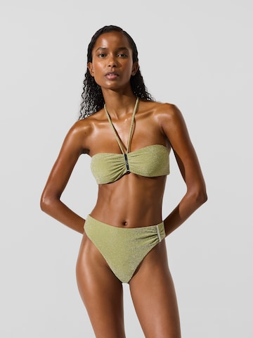 Bas de bikini Karl Lagerfeld en vert : devant