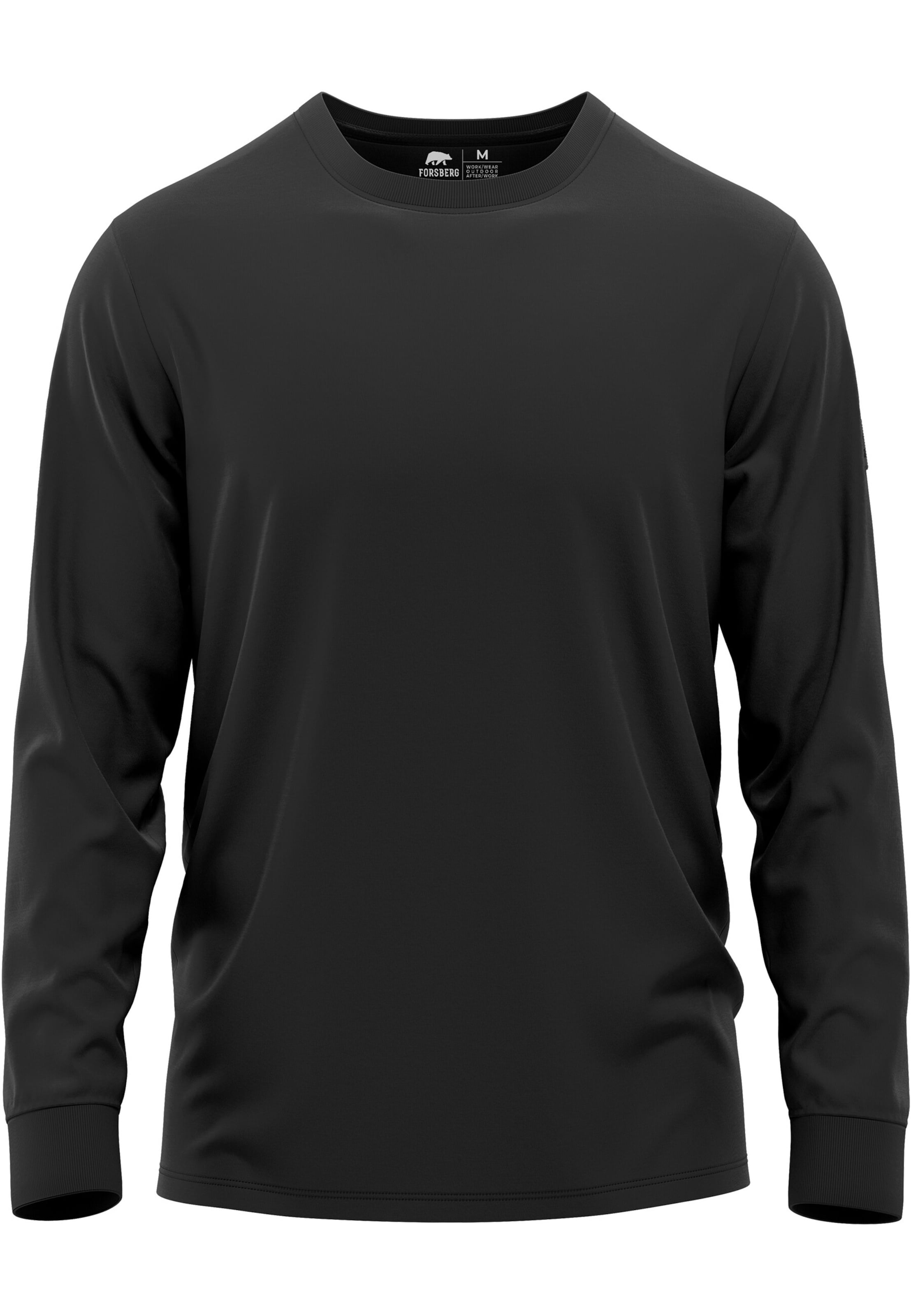 FORSBERG Sweatshirt in Black: front