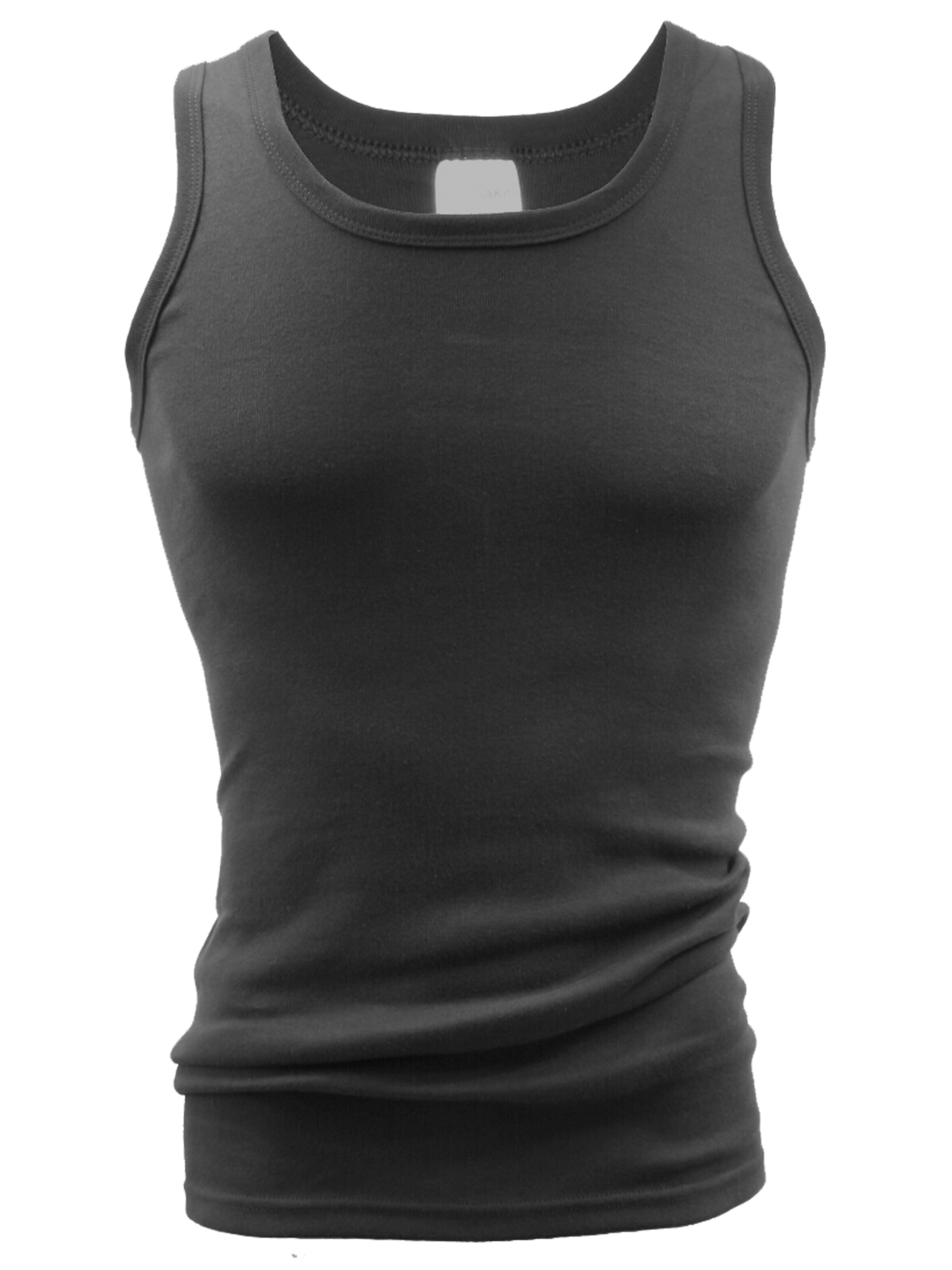 Maglietta intima di Clark Crown in nero: frontale