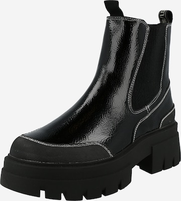 Chelsea Boots River Island en noir : devant