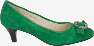 Di Lauro Dress Boots in 36 in Green: front