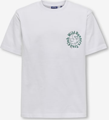 Only & Sons Junior Shirt 'OSJFRED DANIEL' in White: front