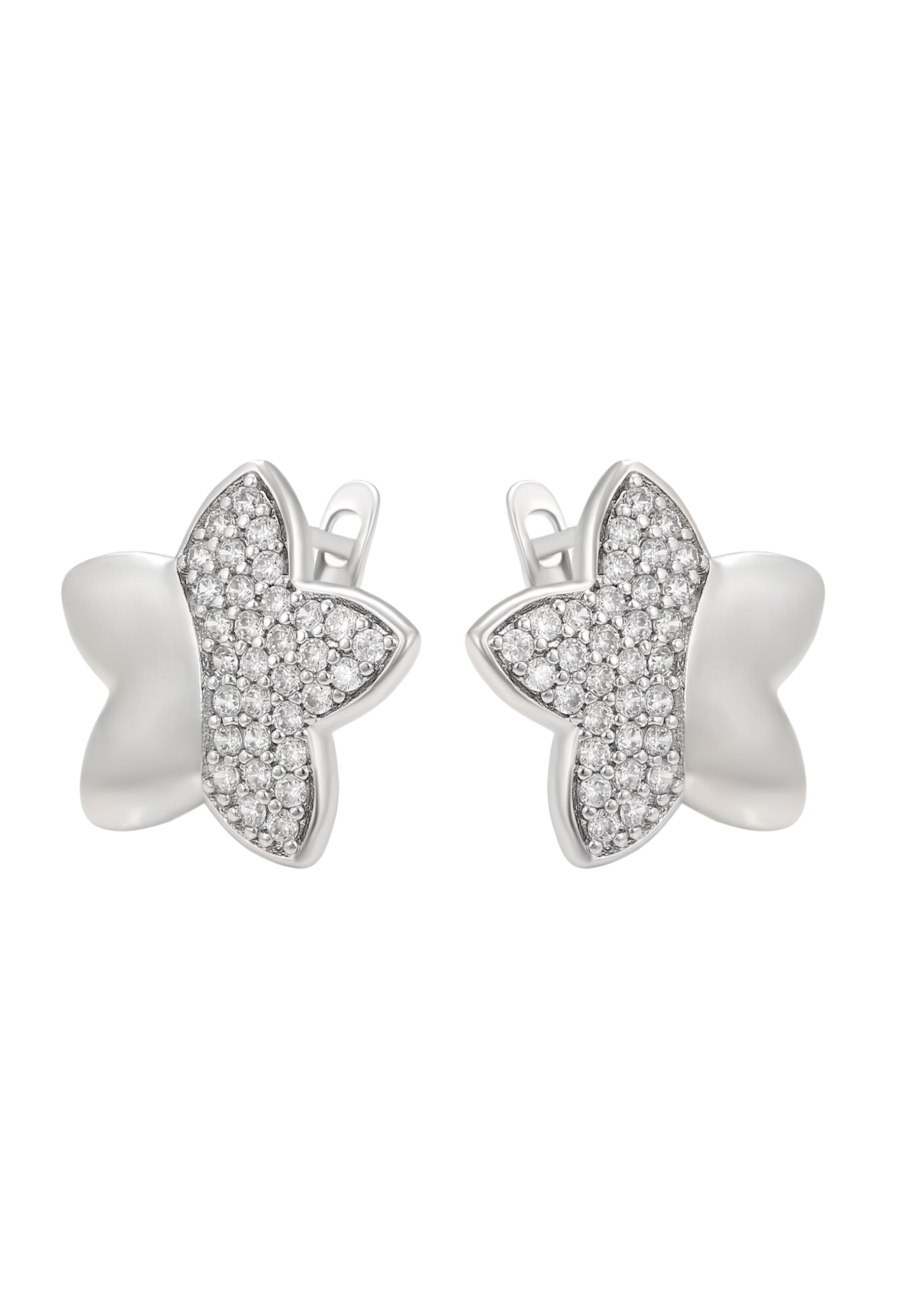 faina - Pendientes en plata: frente