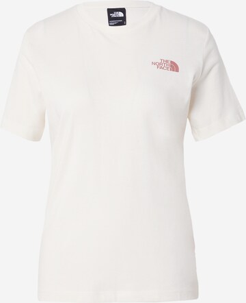 T-shirt THE NORTH FACE en blanc : devant