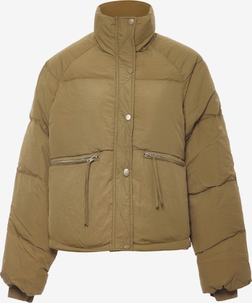 MYMO Between-season jacket in Green: front