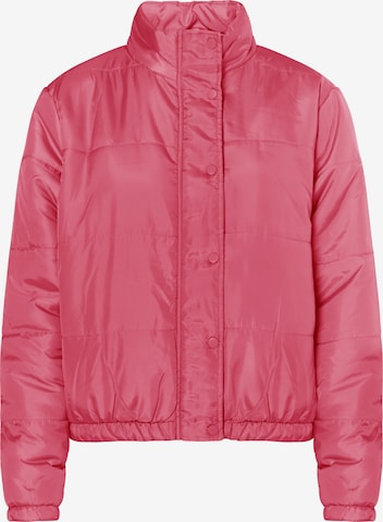 MYMO Φθινοπωρινό και ανοιξιάτικο μπουφάν σε ροζ: μπροστά