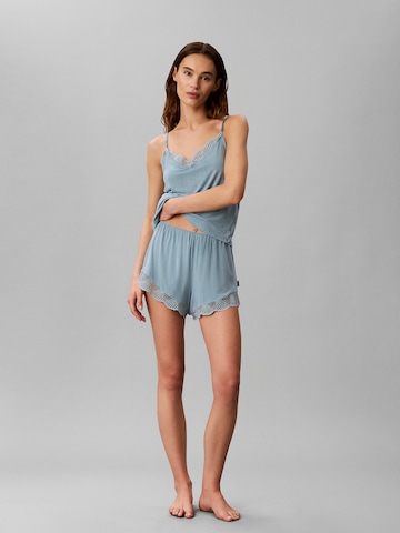 Calvin Klein Pyjamahose in Blau