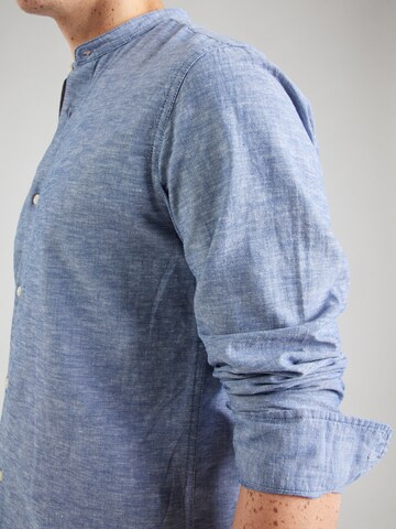 JACK & JONES Regularny krój Koszula 'JJEBREEZE' w kolorze niebieski