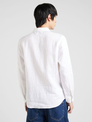 Coupe regular Chemise 'LUIS' Key Largo en blanc