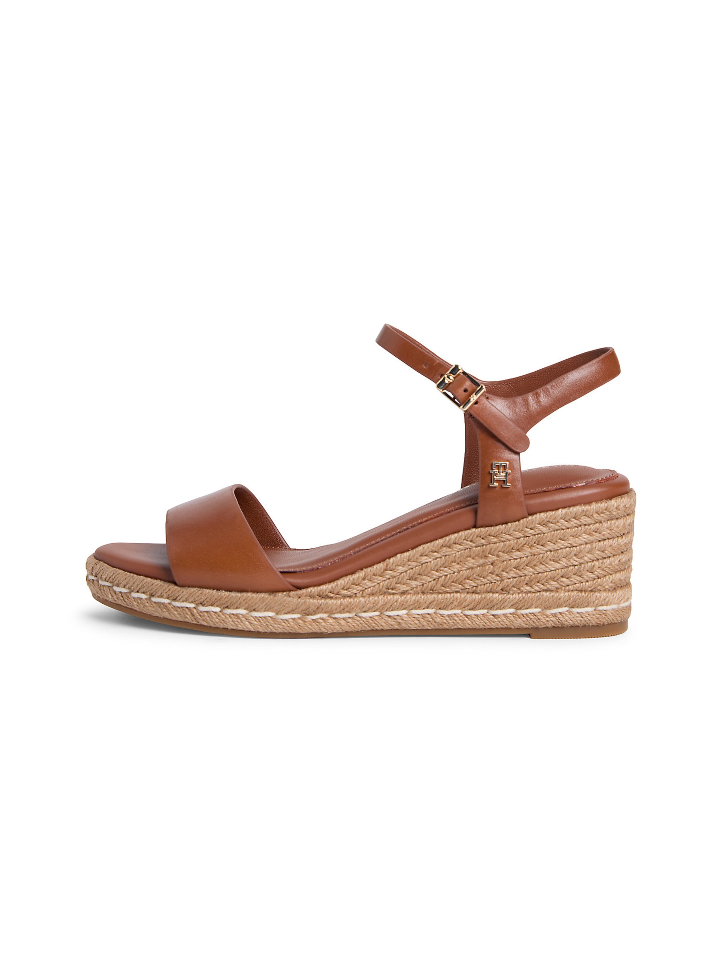 TOMMY HILFIGER Sandaal in Bruin: voorkant