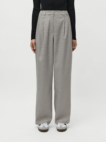 Wide leg Pantaloni con pieghe 'Shayenne' di LeGer by Lena Gercke in nero: frontale