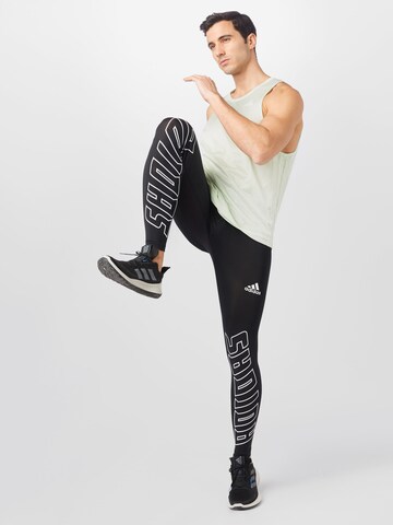 ADIDAS SPORTSWEAR - Slimfit Pantalón deportivo 'HYPE' en negro