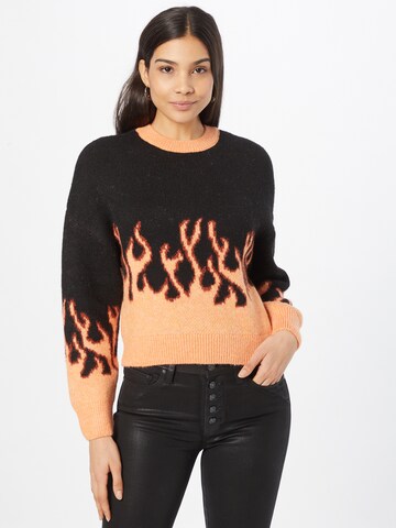 Pimkie Sweater 'FLAME' in Grey: front
