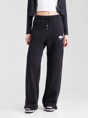 Wide leg Pantaloni 'PHNX FLC' de la Nike Sportswear pe negru: față