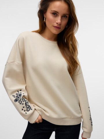 VERO MODA Μπλούζα φούτερ 'VMKarol' σε μπεζ