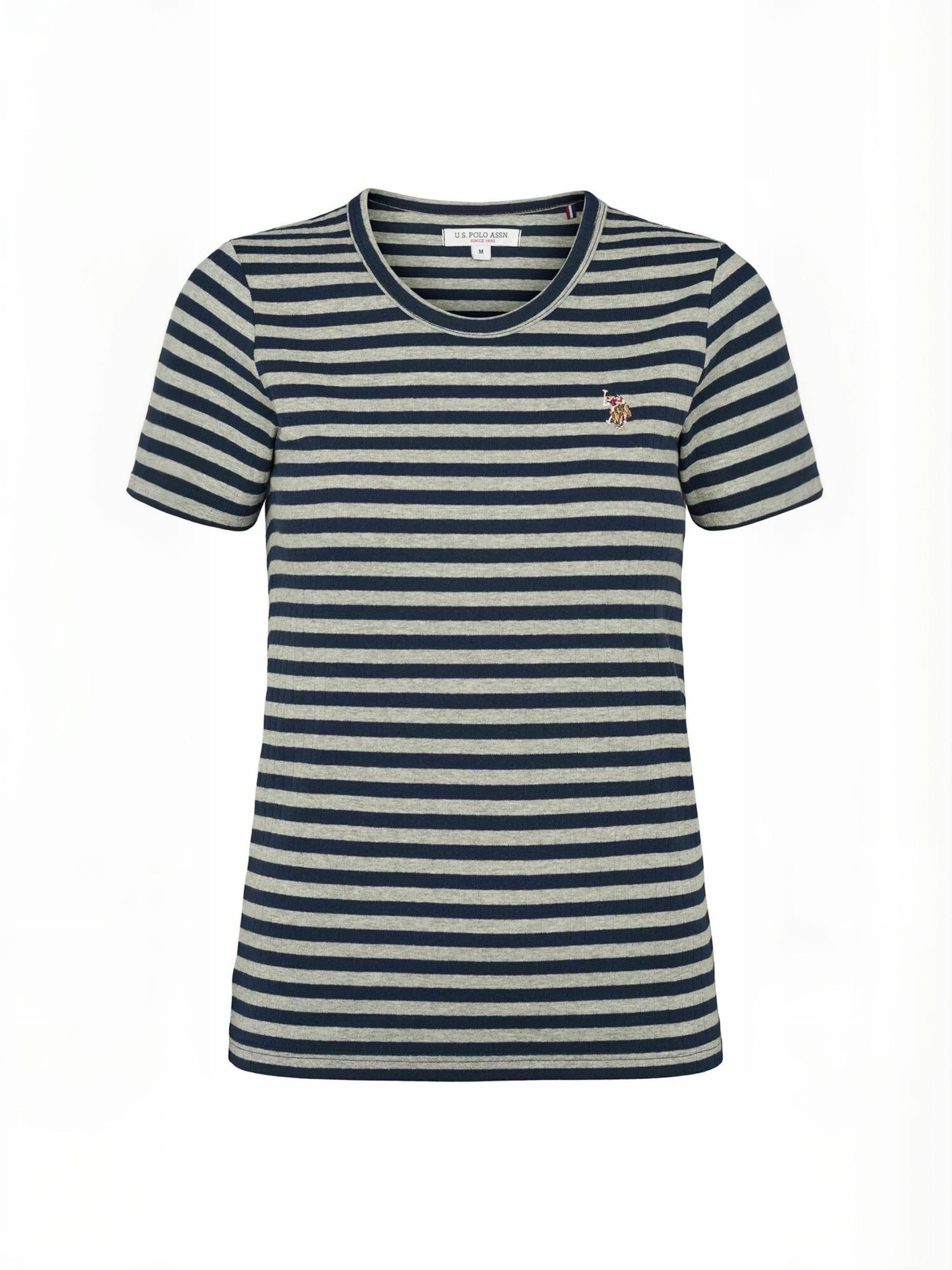 U.S. POLO ASSN. T-shirt ' UWCarla ' in Grau: Vorderseite