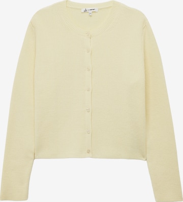 Koton Knit Cardigan in Yellow: front