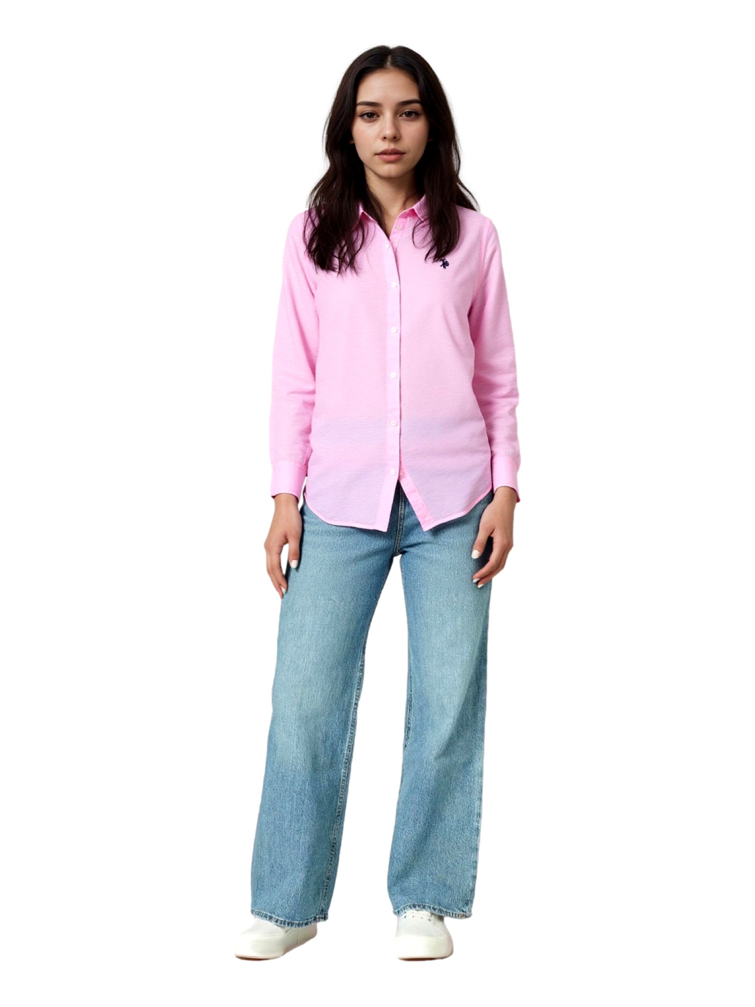 U.S. POLO ASSN. Bluse in Pink