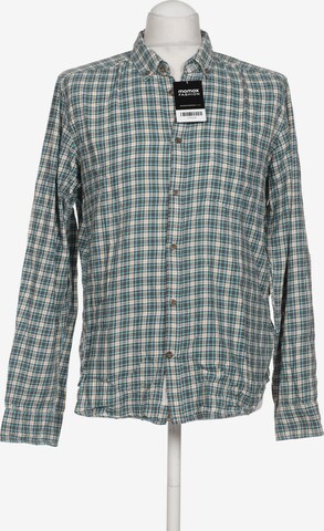 H&M Button Up Shirt in M in Green: front