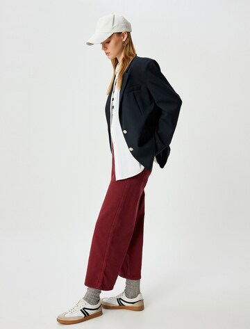 Koton Wide leg Trousers in Red