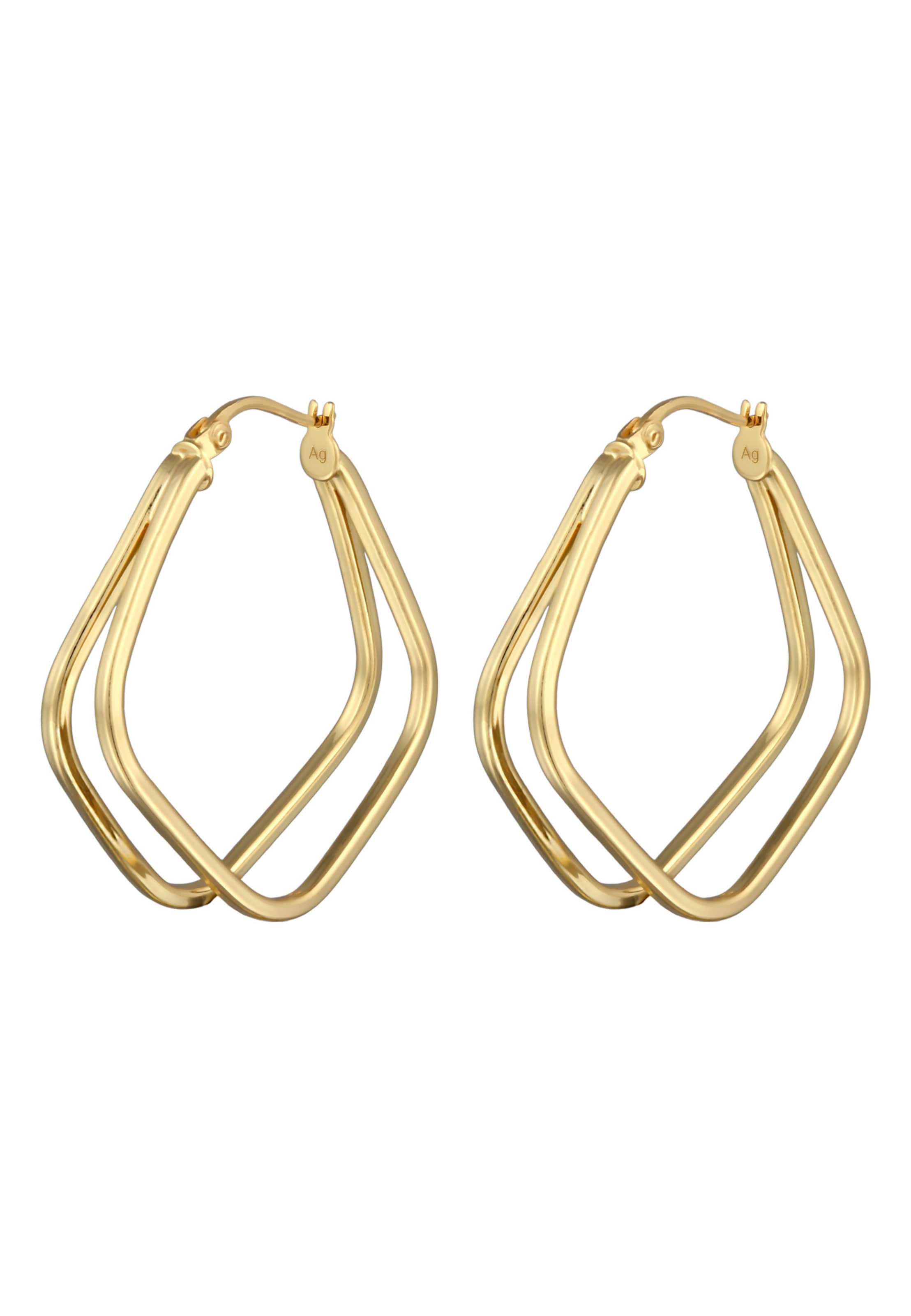 ELLI Ohrringe in Gold: Vorderseite