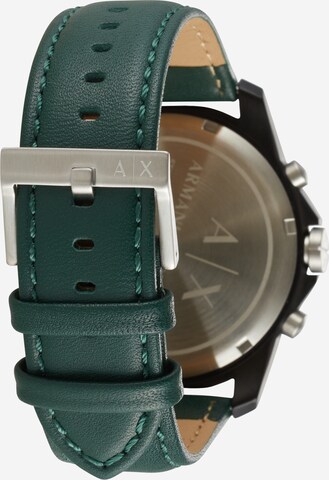 ARMANI EXCHANGE Zegarek analogowy w kolorze zielony