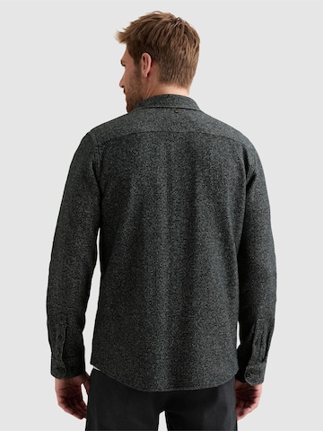 PME Legend Regular Fit Skjorte 'Flannel shirt with chest pocket' i blå
