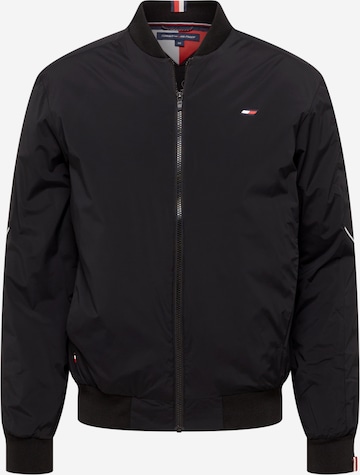 TOMMY HILFIGER Between-season jacket in Black: front