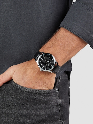 s.Oliver Analog Watch in Black