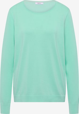 CECIL Pullover in Grün: Vorderseite