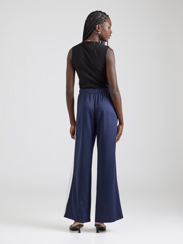 PIECES Wide leg Pants 'PCTRACK' in Blue