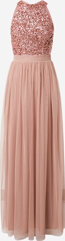 Sistaglam Večerna obleka | roza barva: sprednja stran