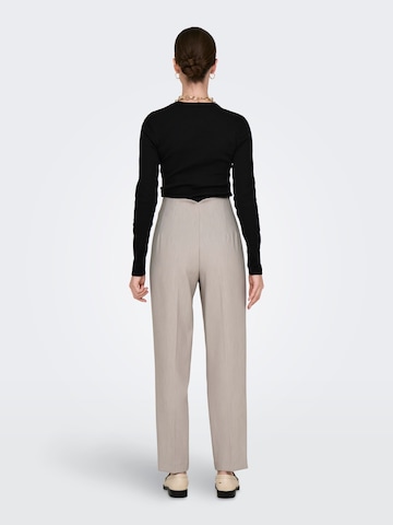 ONLY - regular Pantalón de pinzas 'ONLRaven' en beige