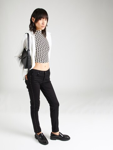 Skinny Jeans de la IKKS pe negru