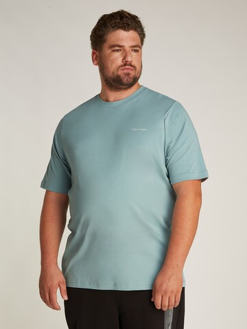 Calvin Klein Big & Tall Μπλουζάκι σε μπλε: μπροστά