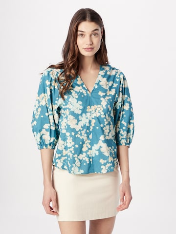 Camicia da donna di Marc O'Polo in blu: frontale