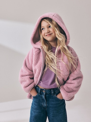 Next Between-season jacket in Pink: front