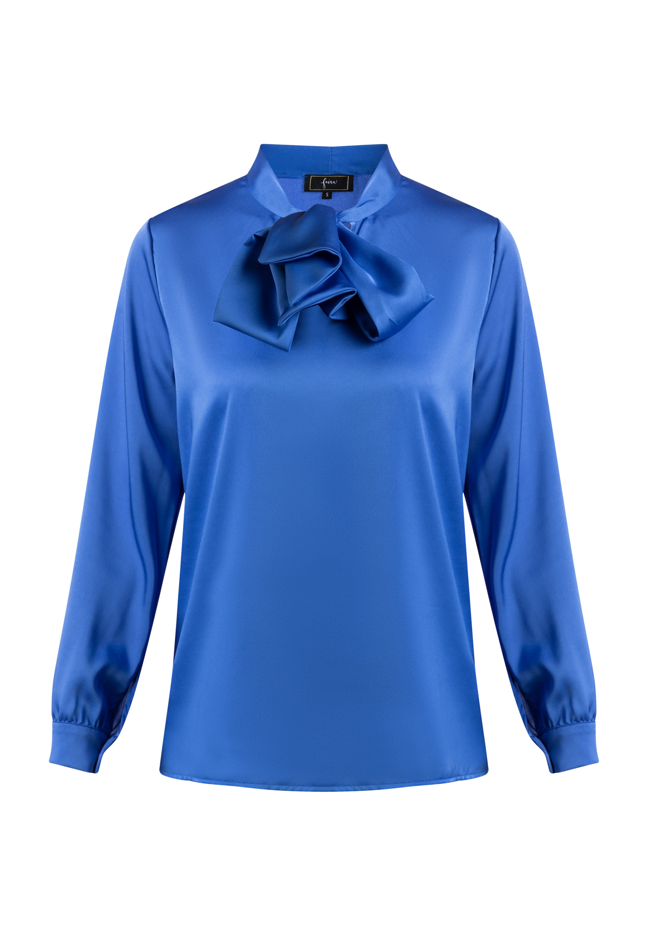 faina Bluse in Blau: Vorderseite