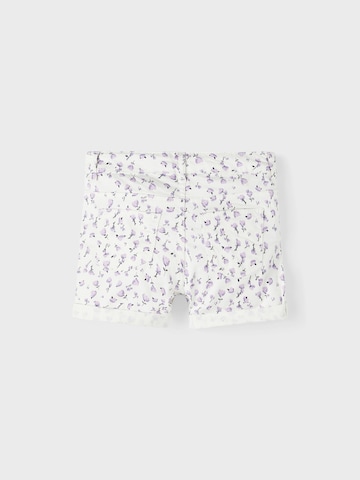 Regular Pantalon 'Rose' NAME IT en blanc