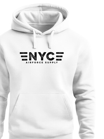 Neverless Sweatshirt 'New York Air' in White