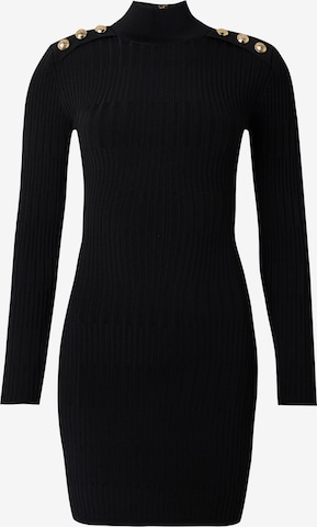 GUESS by MarcianoPletena haljina 'JANET' - crna boja: prednji dio