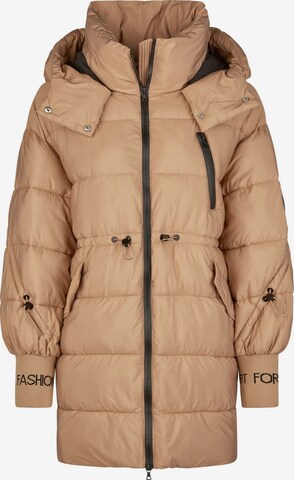 MARC AUREL Winter Jacket in Beige: front