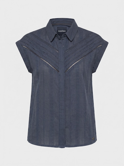 Camicia da donna KOROSHI di colore marino, Visualizzazione prodotti