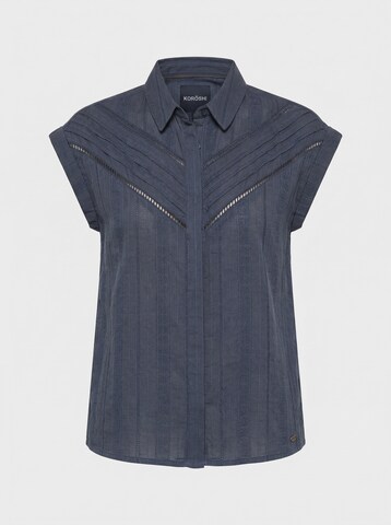 KOROSHI Blúzka - Modrá
