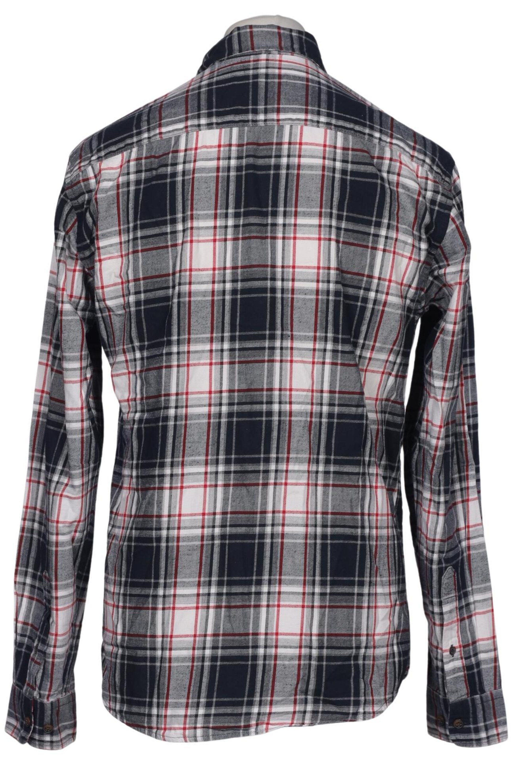 JACK & JONES Button Up Shirt in M in Grey