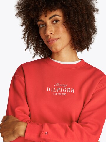 TOMMY HILFIGER Μπλούζα φούτερ σε κόκκινο
